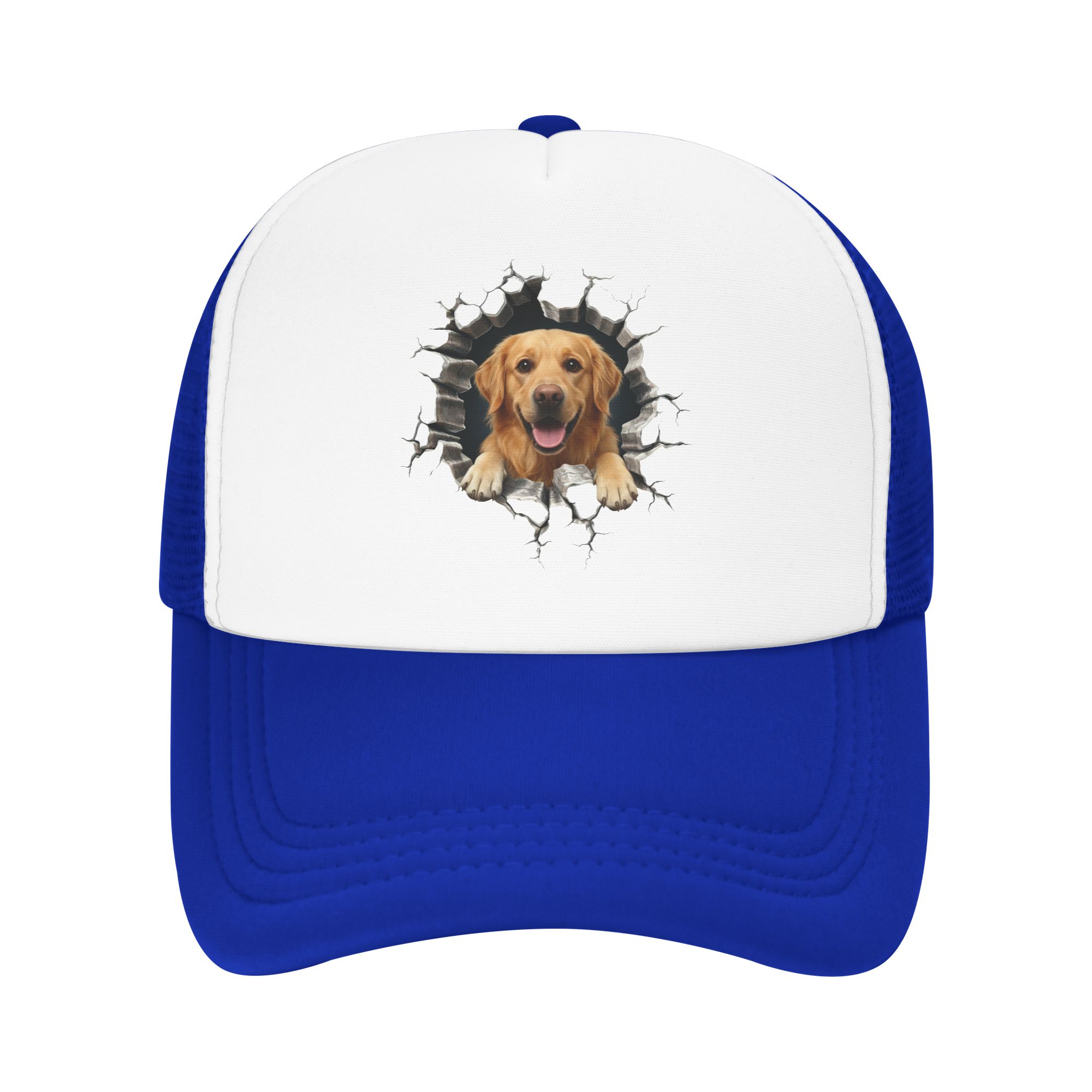Hat Snapback Cap - Boné de Beisebol Golden Retriever Personalizado