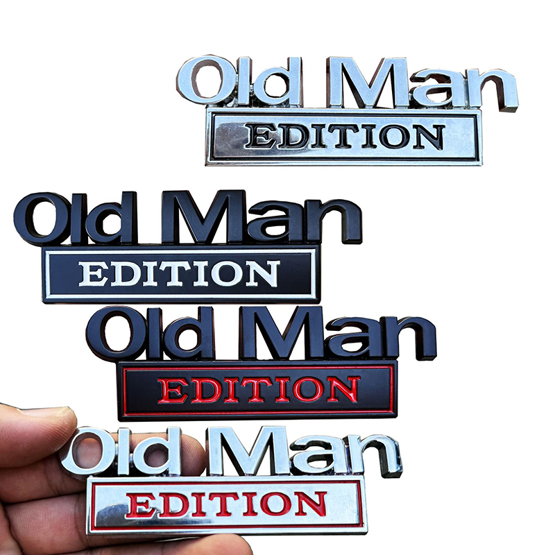 Men Accessories Logo - Emblema Adesivo Cromado 3D para Carro