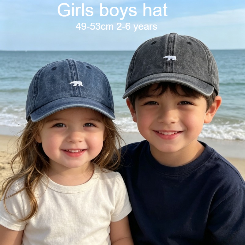 Hat Snapback Cap - Boné de Beisebol Infantil 49-53cm 2-6
