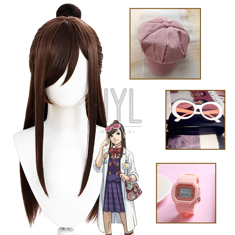 Men'S Accessories Glasses - Peruca de Cosplay Ace Attorney Ema