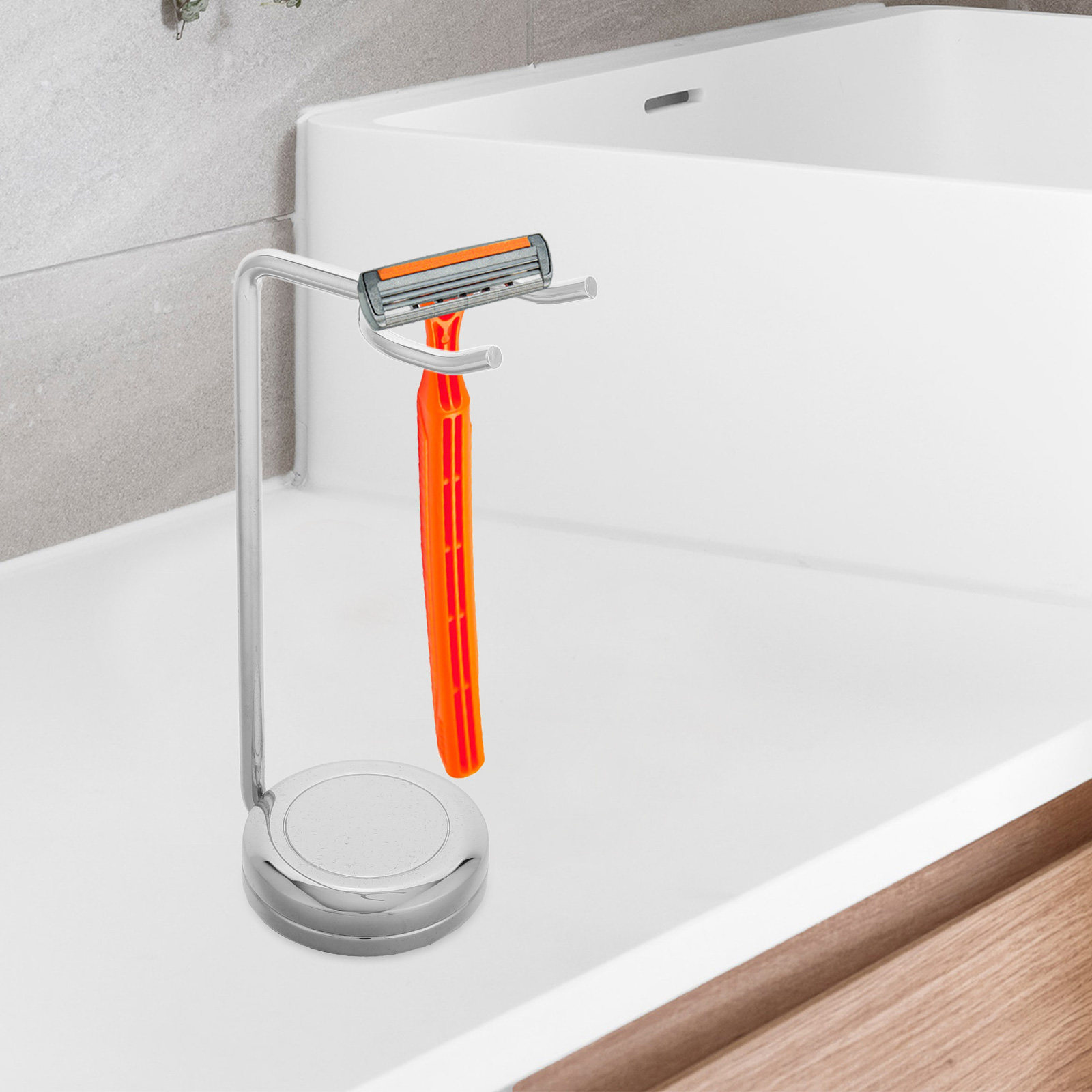 Men'S Accessories Rack - Suporte de Liga Metálica para Escova