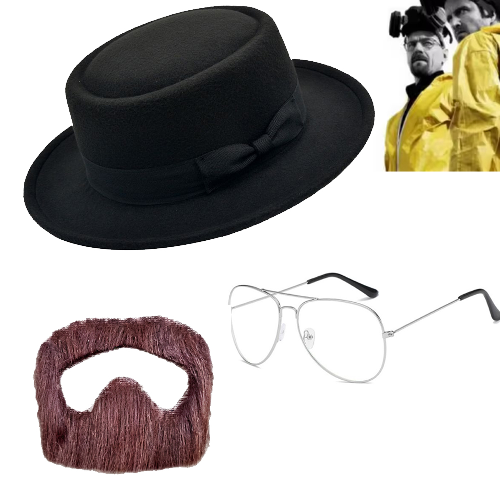 Men'S Accessories Glasses - Conjunto de Barba, Chapéu e Óculos