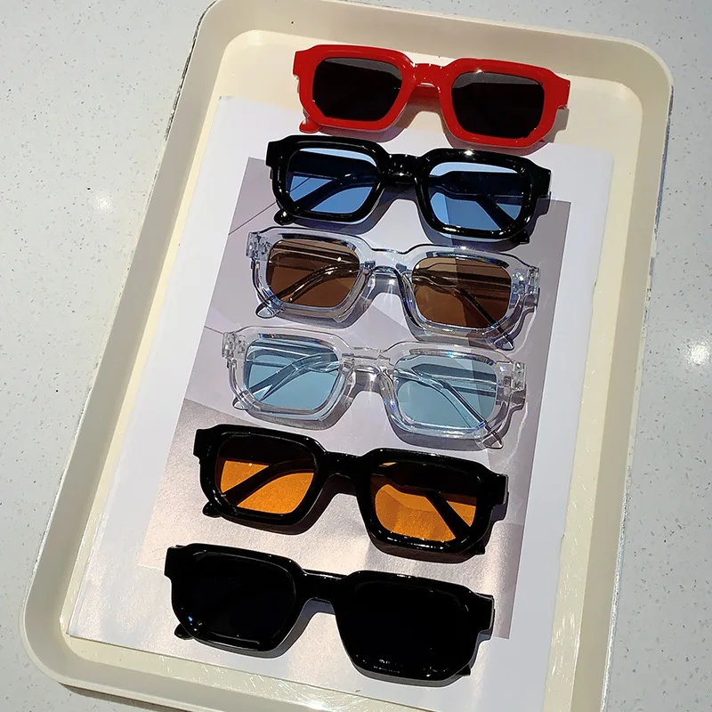 Men'S Accessories Glasses - Óculos de Sol Retangulares Vintage para