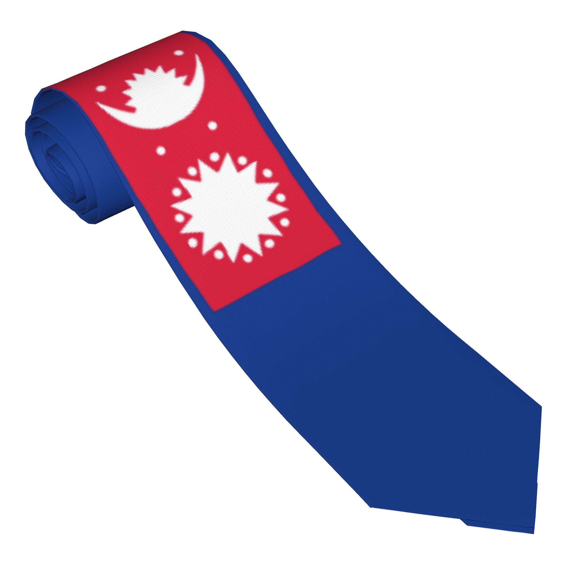 Men Accessories Nepal - Gravata com Estampa da Bandeira Nacional