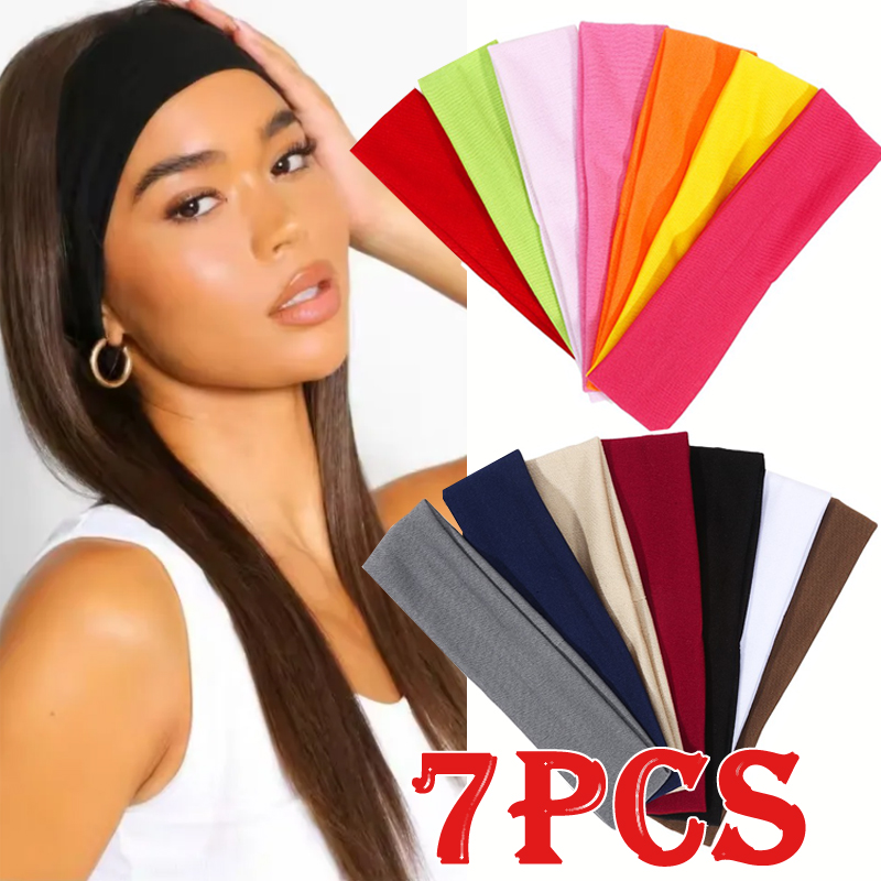 Men'S Yoga Accessories - Conjunto de 7 Faixas de Cabelo