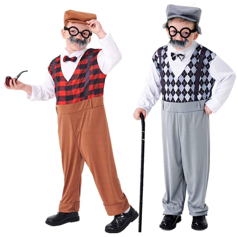 Men'S Accessories Glasses - Halloween cosplay velho traje para crianças