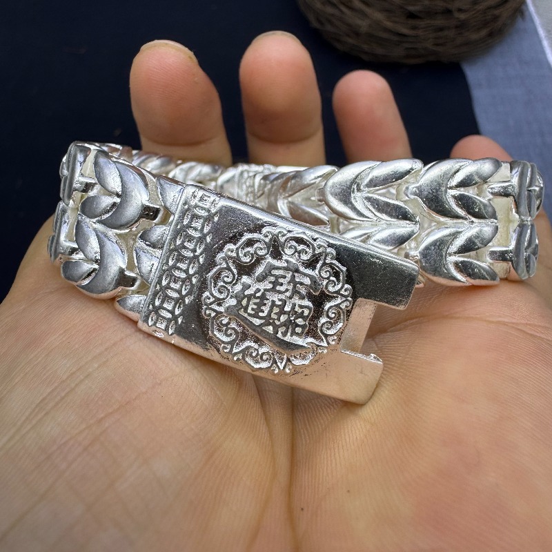 Pulseira Masculina de Prata An - Men Accessories Nepal avaliação e preço