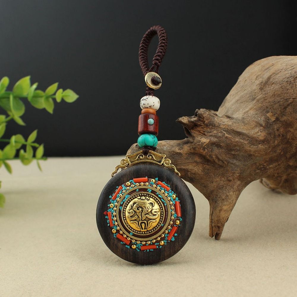 Estilo étnico ébano madeira ca - Men Accessories Nepal avaliação e preço