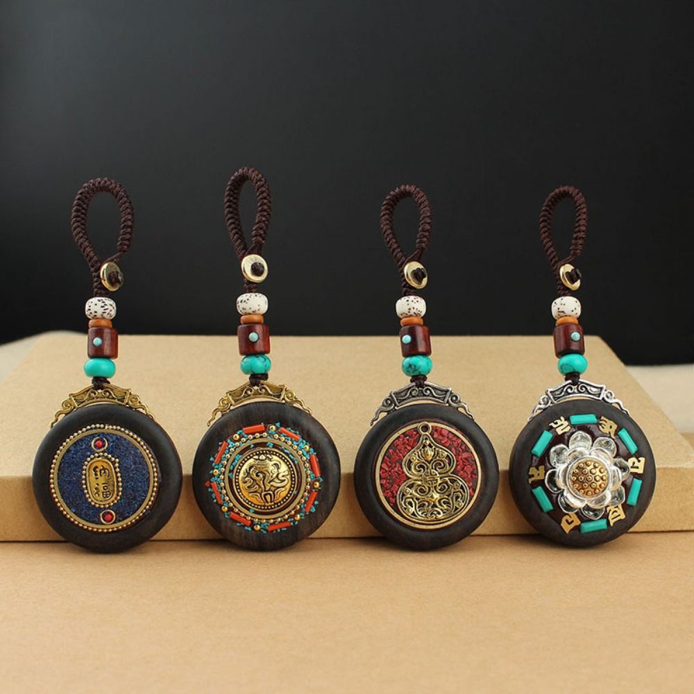 Estilo étnico ébano madeira ca - Men Accessories Nepal avaliação e preço