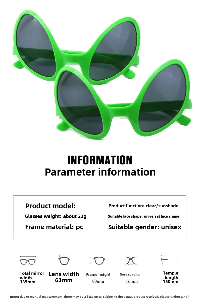Verde alienígena marciano pecu - Men'S Accessories Glasses avaliação e preço