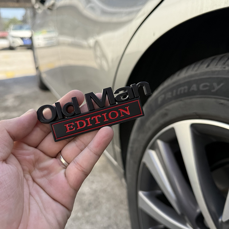 Emblema Adesivo Cromado 3D par - Men Accessories Logo avaliação e preço