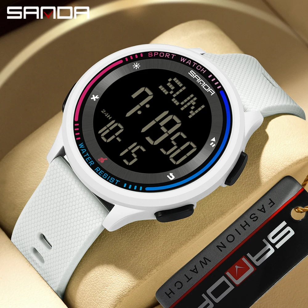 Sanda-LED relógio de pulso par - Men Accessories For Wrist avaliação e preço