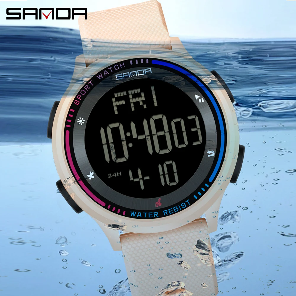 Sanda-LED relógio de pulso par - Men Accessories For Wrist avaliação e preço