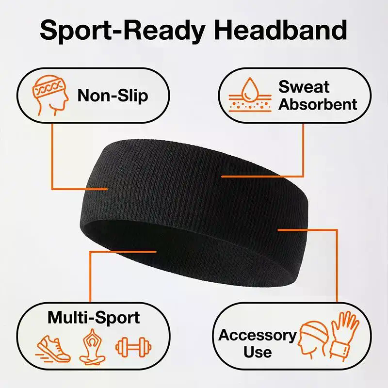Faixas de cabelo elásticas par - Men'S Yoga Accessories avaliação e preço