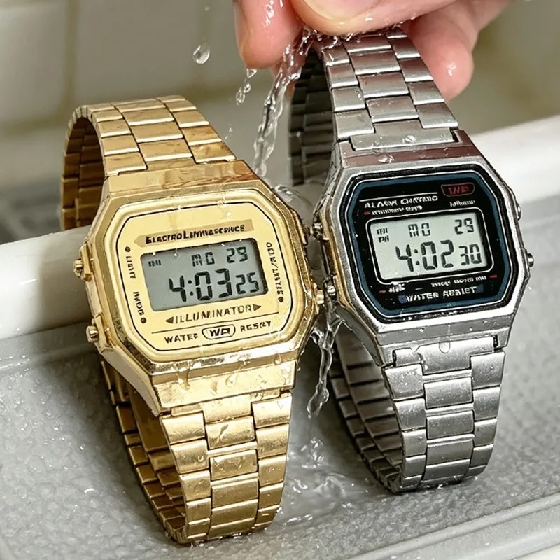 Relógio de Pulso F91W à Prova  - Men Accessories For Wrist avaliação e preço
