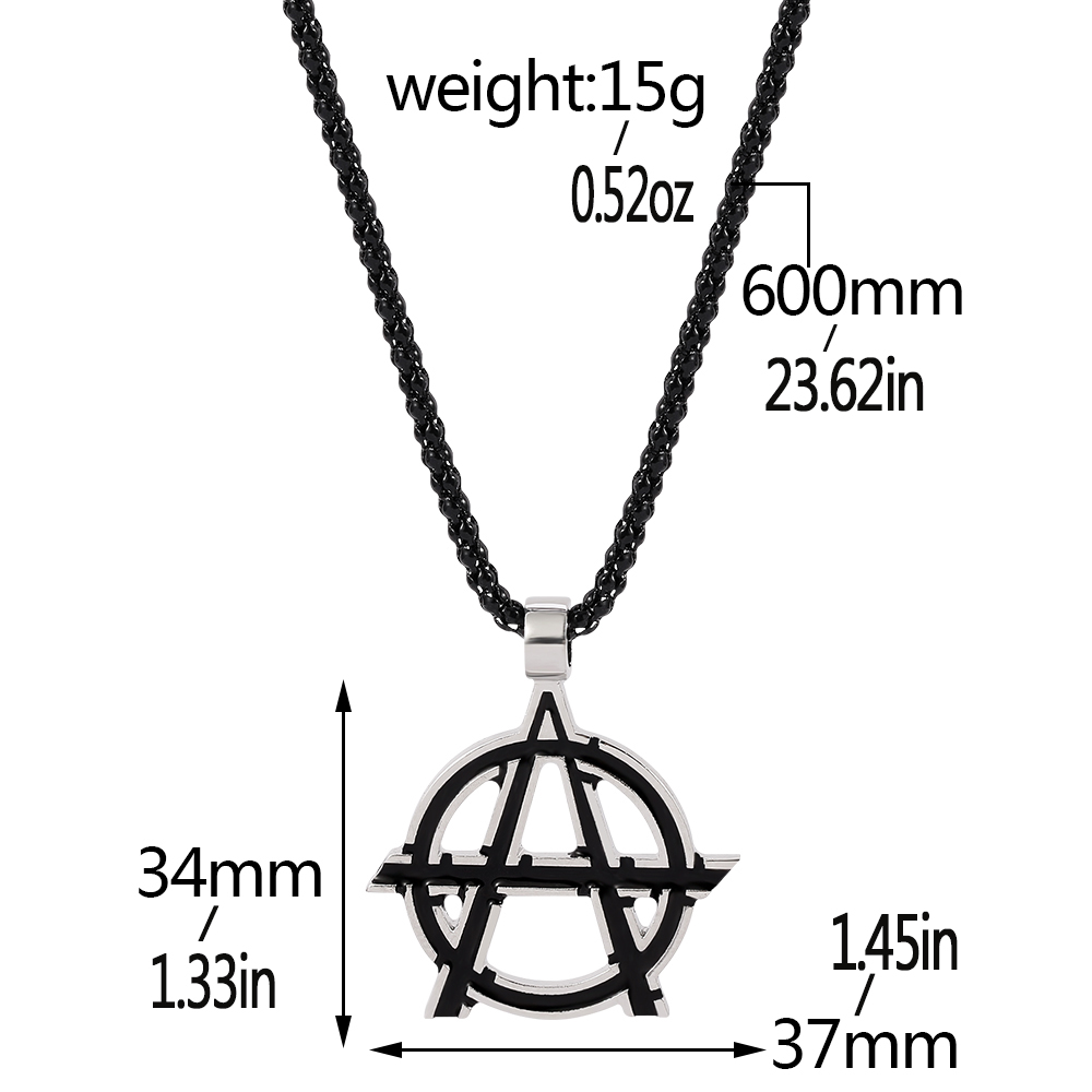 Colar com Símbolo do Letra A d - Men Accessories Logo avaliação e preço