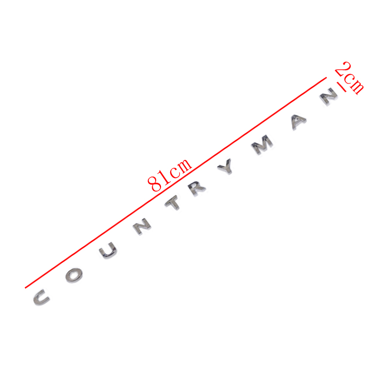 Emblema 3D ABS Cromado Preto C - Men Accessories Logo avaliação e preço