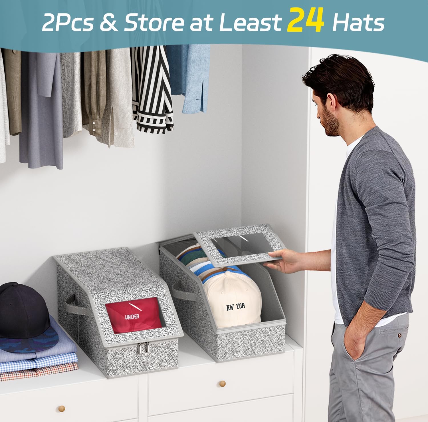 AOODA 2 PCS Organizador de Cha - Men'S Accessories Rack avaliação e preço