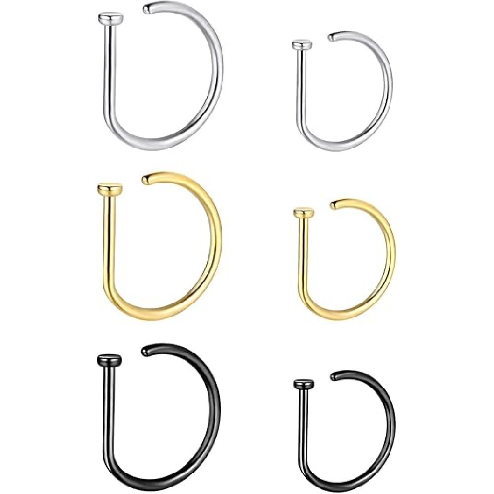Pacote com 4 Anéis de Nariz Fa - Men Accessories Collection avaliação e preço