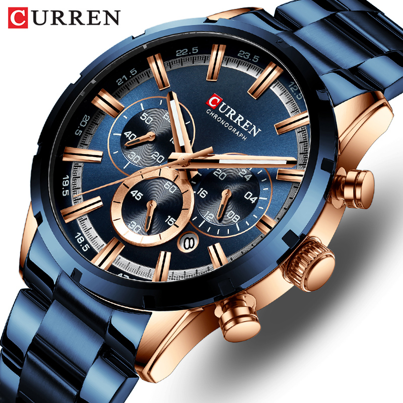 CURREN relógio de pulso mascul - Men Accessories For Wrist avaliação e preço