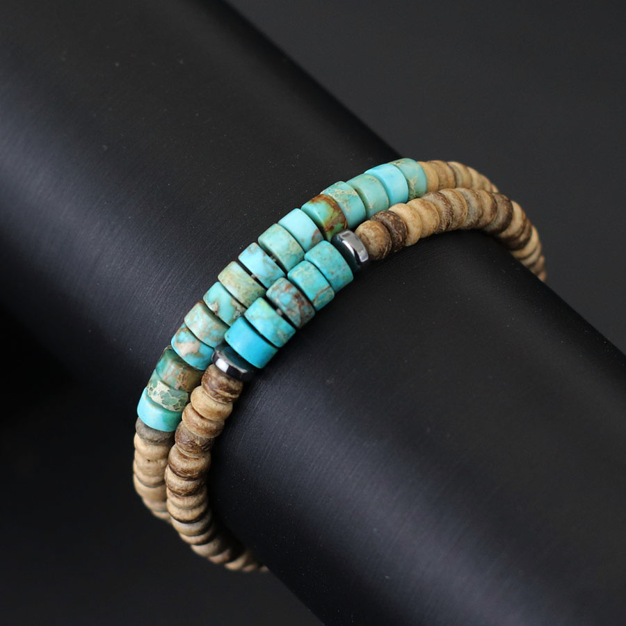 Conjunto de pulseiras com cont - Men'S Yoga Accessories avaliação e preço
