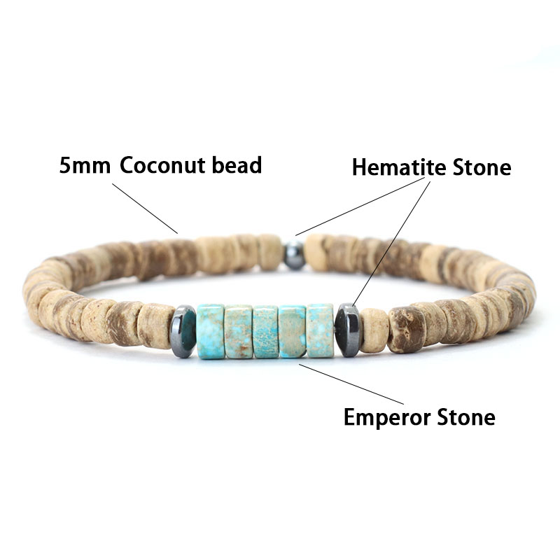 Conjunto de pulseiras com cont - Men'S Yoga Accessories avaliação e preço