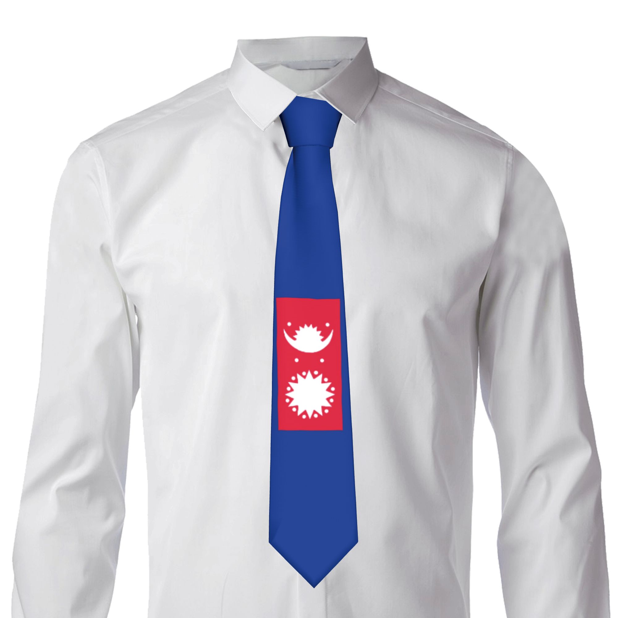 Gravata com Estampa da Bandeir - Men Accessories Nepal avaliação e preço