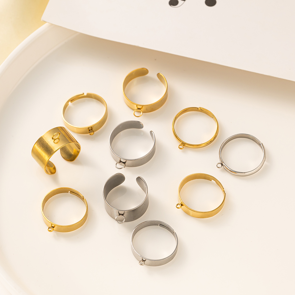 5 pçs/lote aço inoxidável cor  - Men Accessories Collection avaliação e preço