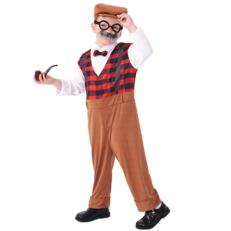 Halloween cosplay velho traje  - Men'S Accessories Glasses avaliação e preço