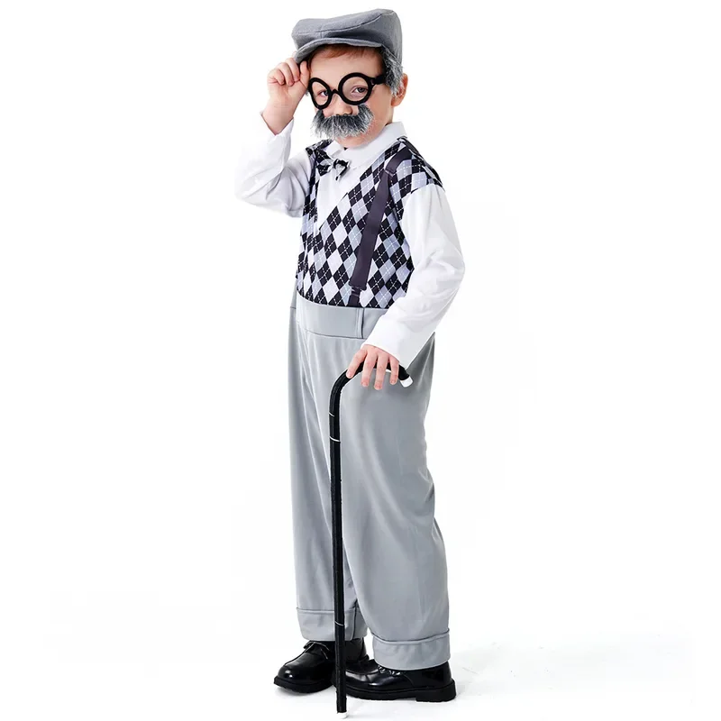 Halloween cosplay velho traje  - Men'S Accessories Glasses avaliação e preço